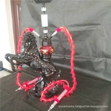 China factory wholesale top quality animal hookah chicha design hookah shisha narguile horse shape big hookah